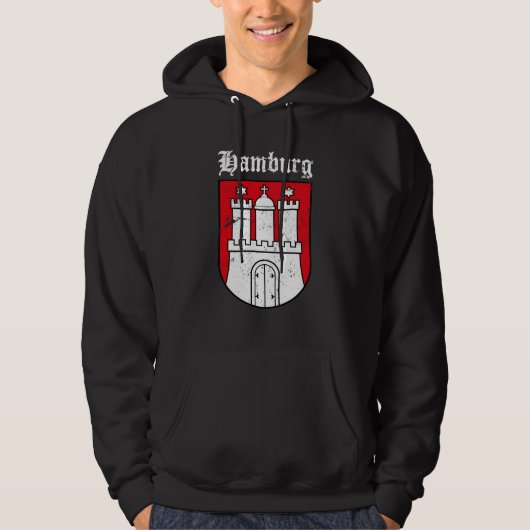 Hamburg Wapen Hoodie (Voorkant)