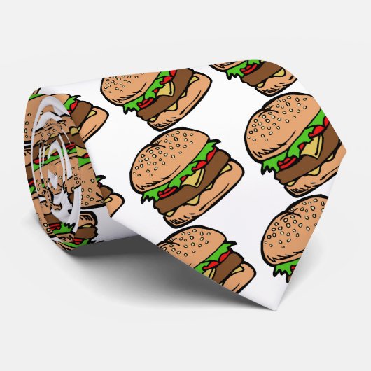 Hamburger 4 stropdas (Opgerold)