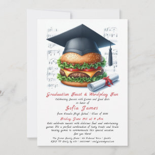 Hamburger afstudeerfeest – Een viering  Kaart