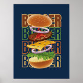 Hamburger Art Poster (Voorkant)