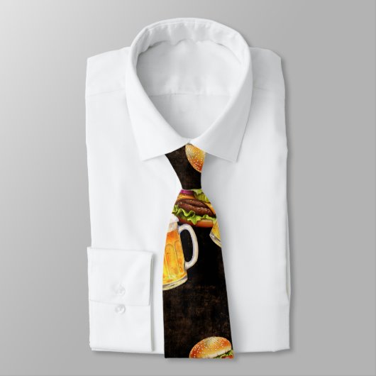 Hamburger bier in het donker stropdas (Gebonden)