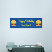 Hamburger Birthday Party Burger Banner (Beurs)