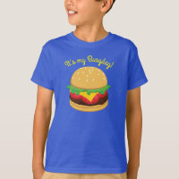 Hamburger Birthday Party Burger Burgday T-Shirt