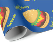 Hamburger Birthday Party Burger Cadeaupapier (Rol Hoek)