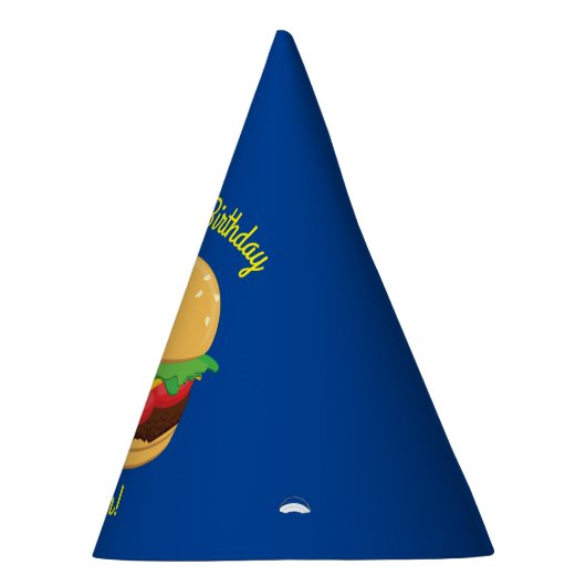 Hamburger Birthday Party Burger Feesthoedjes (Rechts)