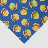 Hamburger Birthday Party Burger Kinder Tissuepapier (Detail)
