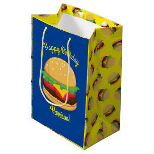 Hamburger Birthday Party Burger Medium Cadeauzakje