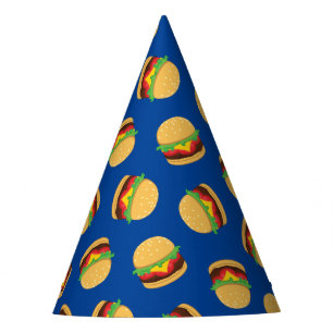 Hamburger Birthday Party Burger Party Pet Feesthoedjes