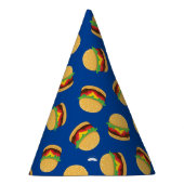 Hamburger Birthday Party Burger Party Pet Feesthoedjes (Rechts)