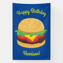 Hamburger Birthday Party Burger Spandoek