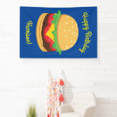 Hamburger Birthday Party Burger Spandoek (Insitu)
