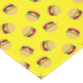 Hamburger Birthday Party Burger Tablecloth Tafelkleed (Gekanteld)