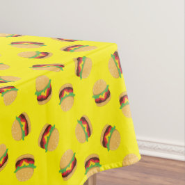 Hamburger Birthday Party Burger Tablecloth Tafelkleed