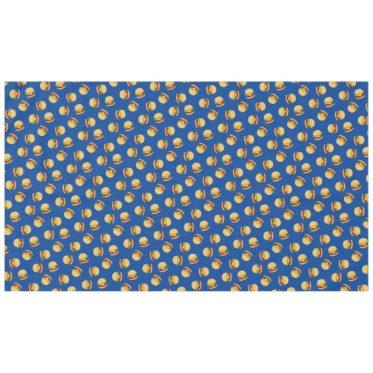 Hamburger Birthday Party Burger Tafelkleed (Voorkant (Horizontaal))