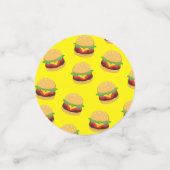 Hamburger Birthday Party Burgers Confetti (Kleine voorkant)