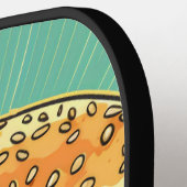 Hamburger Blaster Pickleball Paddle (Links Detail)