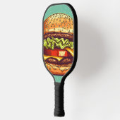 Hamburger Blaster Pickleball Paddle (Links)