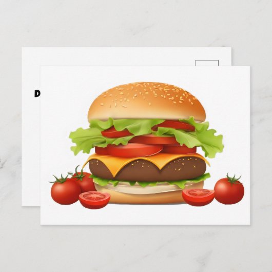 Hamburger Briefkaart (Voorkant / Achterkant)