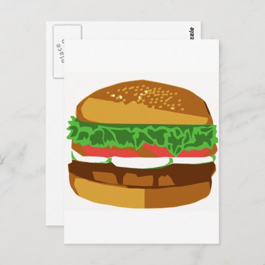 HAMBURGER BRIEFKAART (Voorkant / Achterkant)