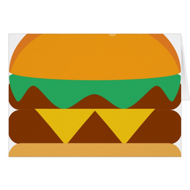 hamburger brood - kaas (Voorkant Horizontaal)