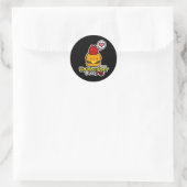Hamburger Bun(ny) Stickers (zwart) (Tas)