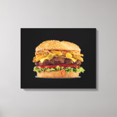 Hamburger Canvas Afdruk (Voorkant)