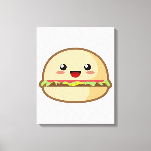 Hamburger Canvas Afdruk (Voorkant)