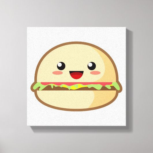 Hamburger Canvas Afdruk (Voorkant)