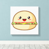 Hamburger Canvas Afdruk (Insitu (Houten vloer))