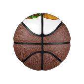 Hamburger cartoon illustratie basketbal (Rechts)