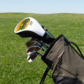 Hamburger cartoon illustratie golfheadcover (Insitu)