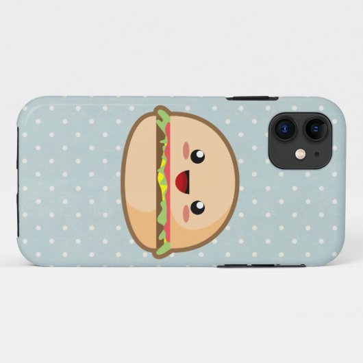 Hamburger Case-Mate iPhone Case (Achterkant (horizontaal))