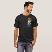 Hamburger Cat Catburger Burger Spint gemiddeld kat T-shirt (Voorkant volledig)