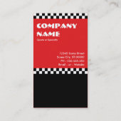 hamburger checkers-ponskaart klantenkaartje (Achterkant)