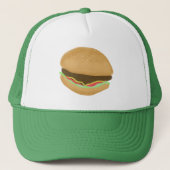 Hamburger Cheeseburger Burger Art Trucker Pet (Voorkant)