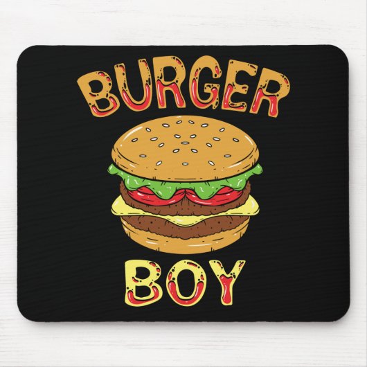 HAMBURGER / CHEESEBURGER: Burger Boy Muismat (Voorkant)
