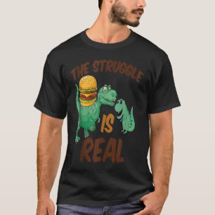 Hamburger cheeseburger fast food bun burger T T-shirt