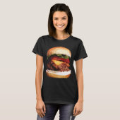 Hamburger Cheeseburger T-shirt (Voorkant volledig)