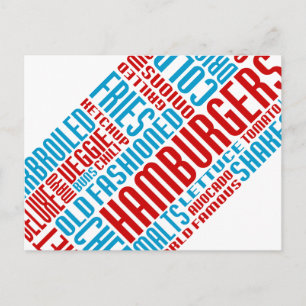 hamburger chitChat Briefkaart