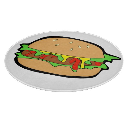 Hamburger Cutting Board Snijplank (Hoek)