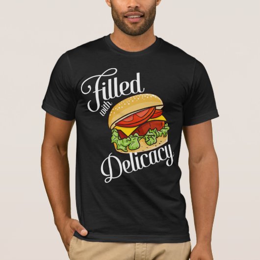 Hamburger Delicacy T-Shirt (Voorkant)