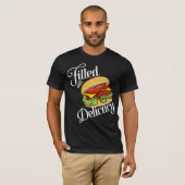Hamburger Delicacy T-Shirt (Voorkant volledig)