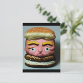 Hamburger Donald Trump Briefkaart (Staand voorkant)