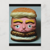 Hamburger Donald Trump Briefkaart (Voorkant)