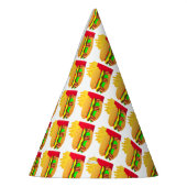 Hamburger en friet feesthoedjes (Links)