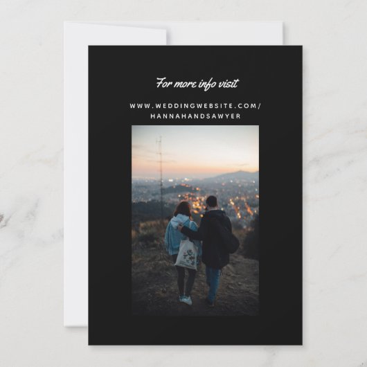 Hamburger en friet Perfect Pair Douche Kaart (Achterkant)