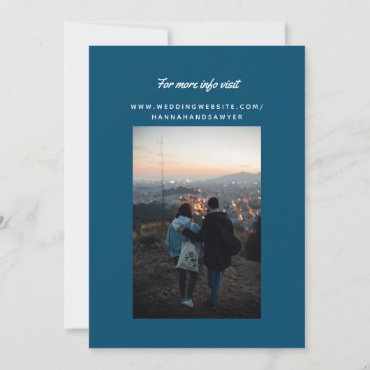 Hamburger en friet Perfect Pair Douche Kaart (Achterkant)