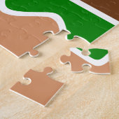 Hamburger fast food a sandwich legpuzzel (Zijkant)