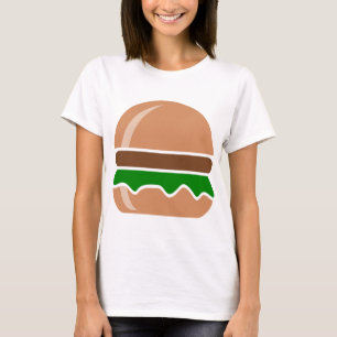 Hamburger fast food a sandwich t-shirt