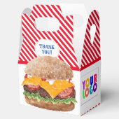 Hamburger Fast Food BBQ Diner Bedankdoosjes (Geopend)